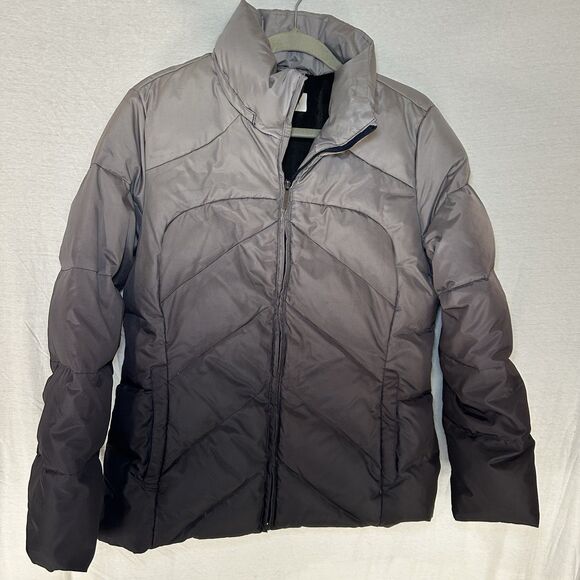 Calvin Klein Duck Down Puffer Jacket Coat Fleece Lined Full Zip Women's MEDIUM - Picture 1 of 11